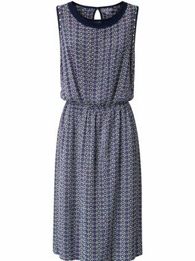 Darby Women's Sleeveless Printed Elastic Waist Dress Size Small